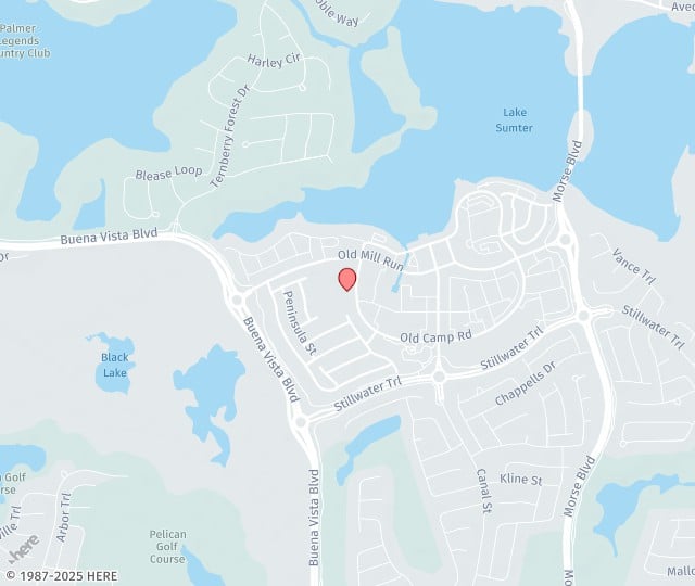Location Map: 1050 Old Camp Rd, Suite 270 The Villages, Florida 32162